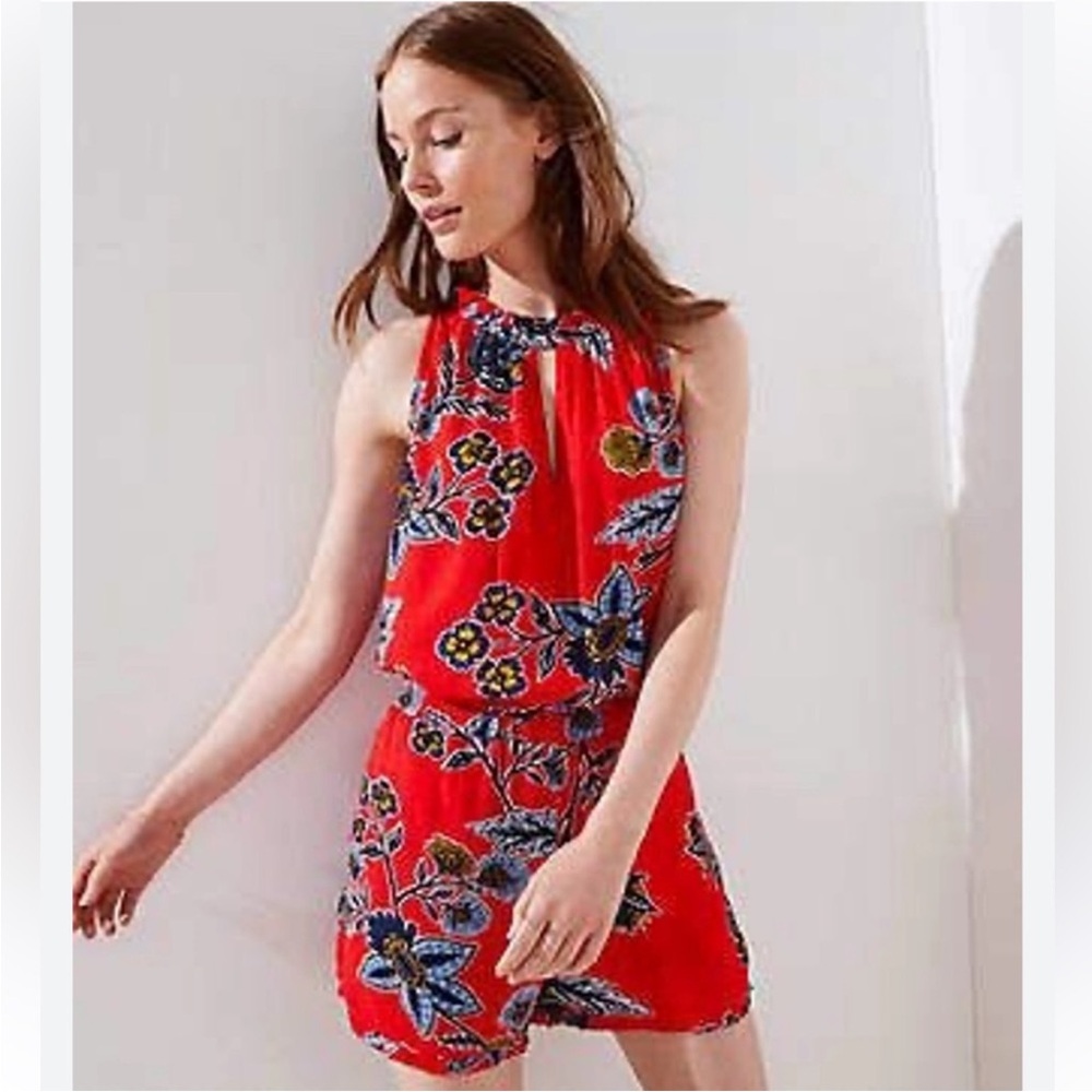 LOFT Floral Romper
